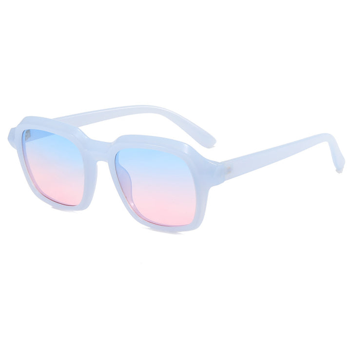 Dame kvadratisk solbrille med stilige rammer Skanto