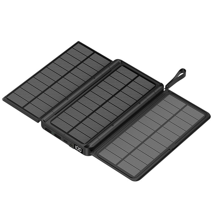 Bærbar solar powerbank med multifunksjonell ladefunksjon Skanto