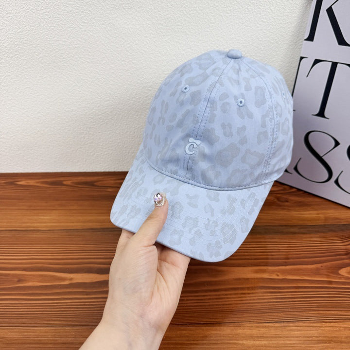 Kvinne Stilig Leopardmønster Baseball Cap Skanto