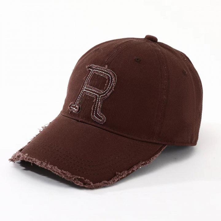 Kvinnenes Slitt Brodert Baseball Cap Skanto
