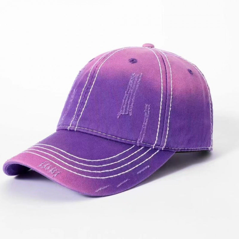 Men's Classic Distressed Cotton Baseball Cap Skanto
