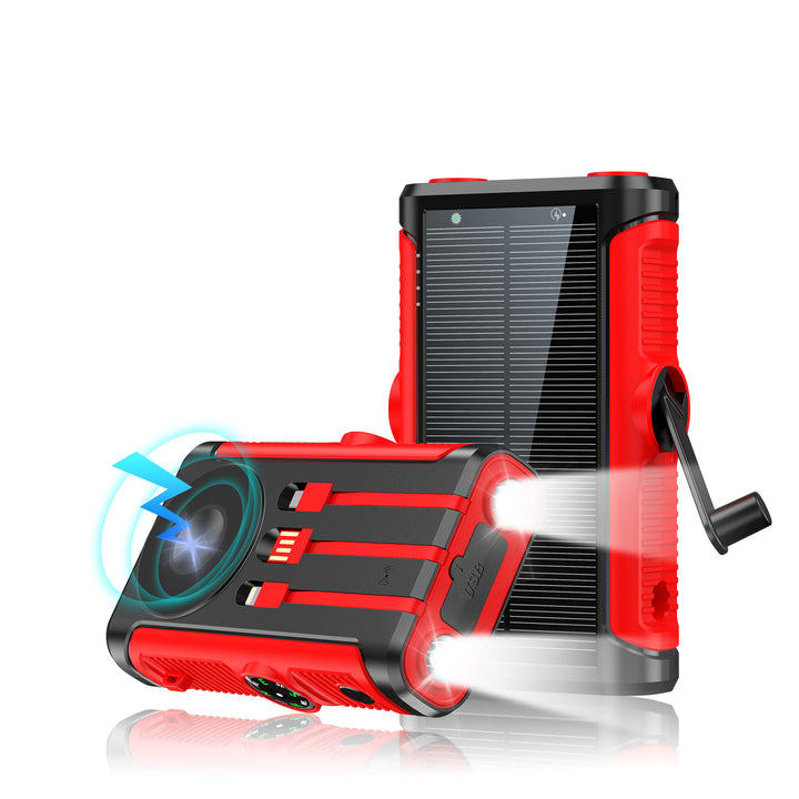 Multifunksjonell sol Powerbank med håndsveiv Skanto
