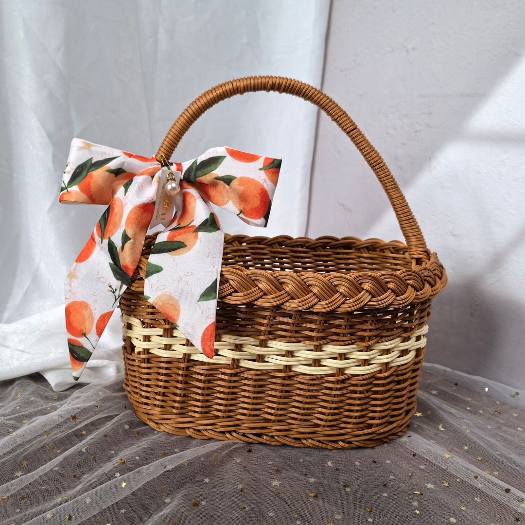 Damer elegant håndvevd handlekurv Skanto