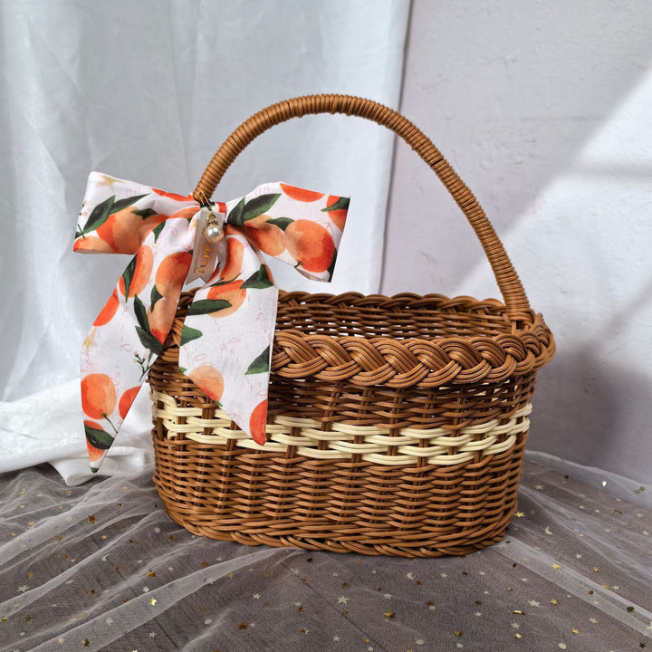 Damer elegant håndvevd handlekurv Skanto