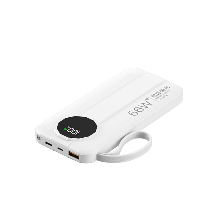 Høytytende powerbank med digital ladeindikator Skanto