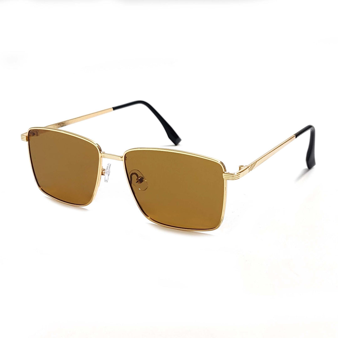 Herremodern kvadratisk solbrille med UV-beskyttelse og ergonomiske stenger Skanto