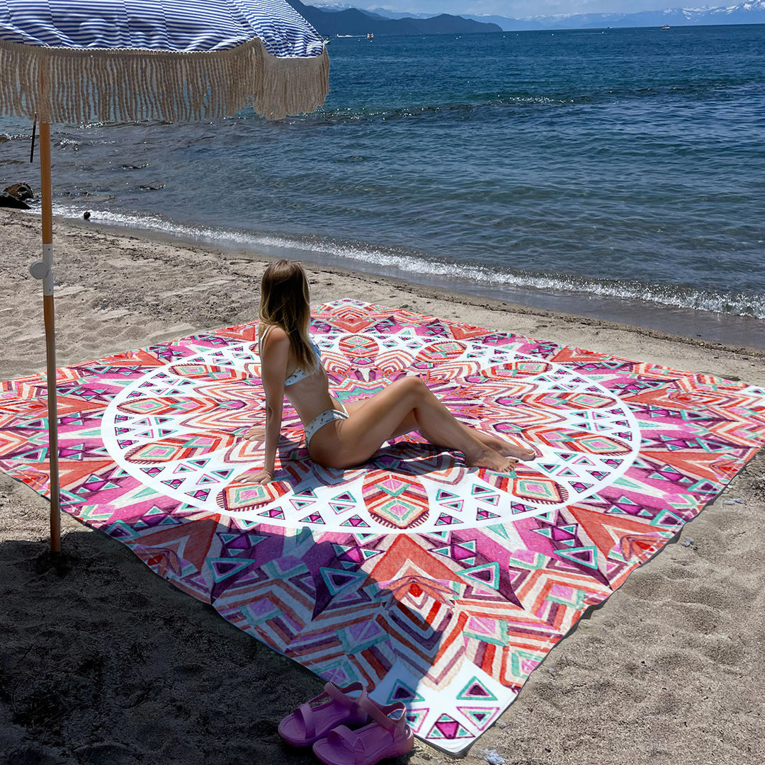Mandala Design Strandmat Skanto