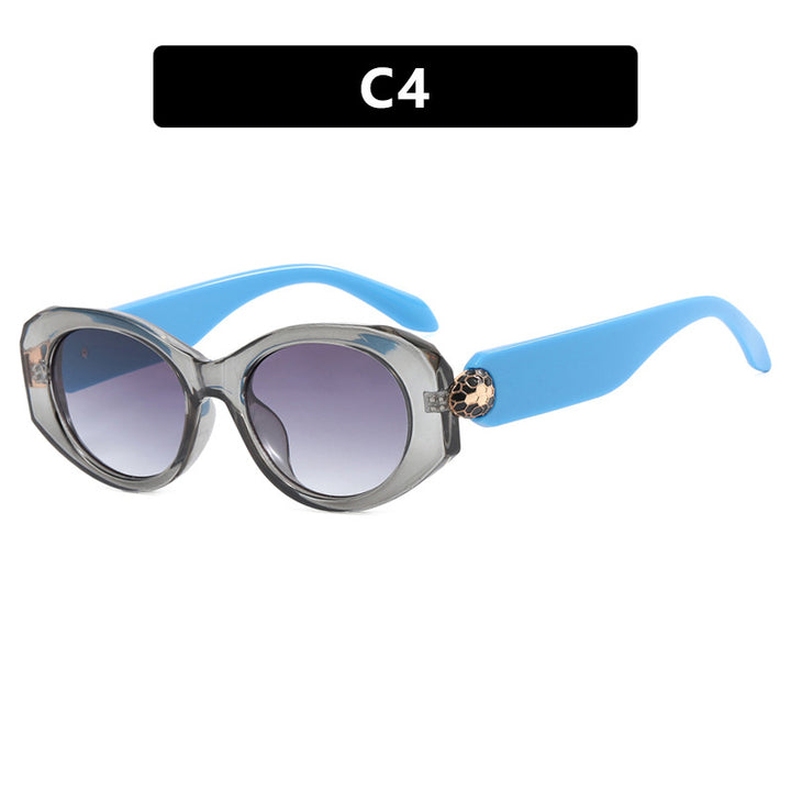 Women's extravagant sunglasses in unique tortoise pattern Skanto