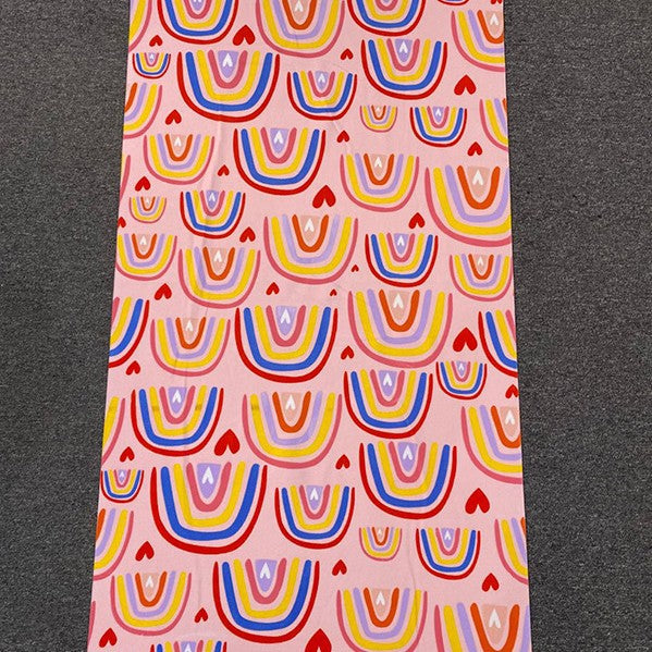 Strandhåndkle med tropisk flamingo-design Skanto