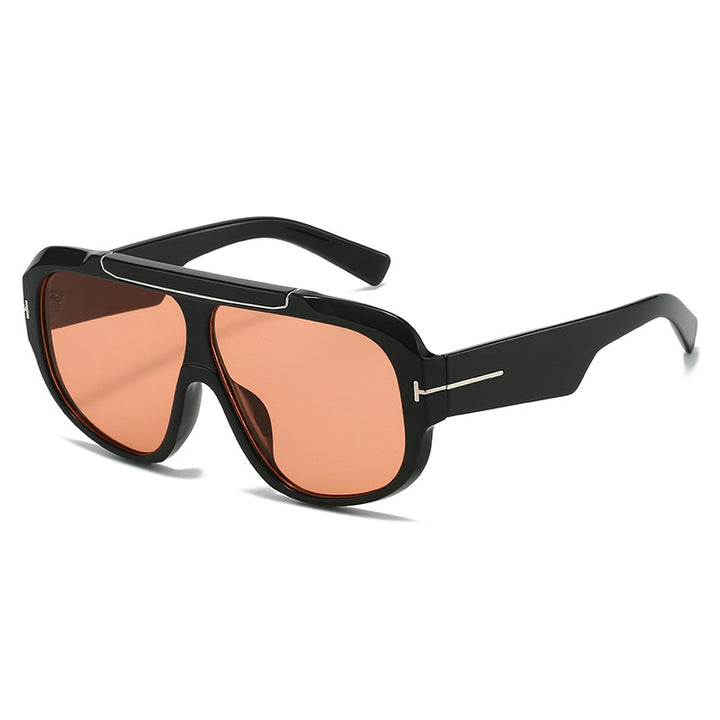 Dame sporty solbriller med stilfullt fullrammedesign Skanto