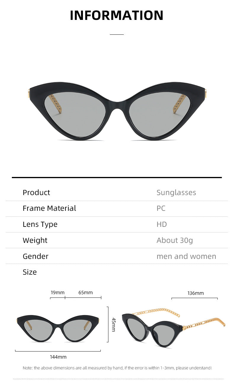 Dame Cat-Eye solbriller Skanto