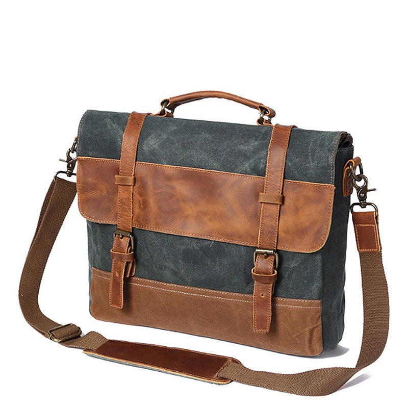 Robust Aktveske med vintage-design Skanto