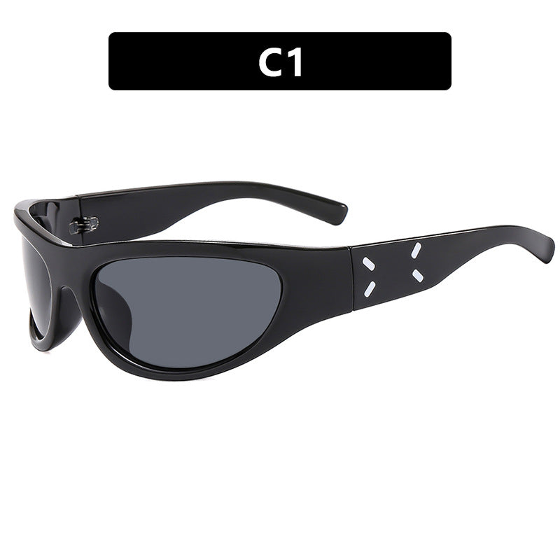 Women's sport sunglasses with ergonomic design and polarized lens Skanto