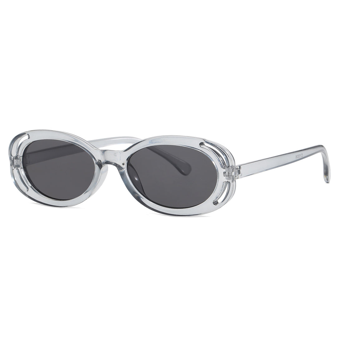 Dame moteriktig solbrille med eksotisk mønster Skanto