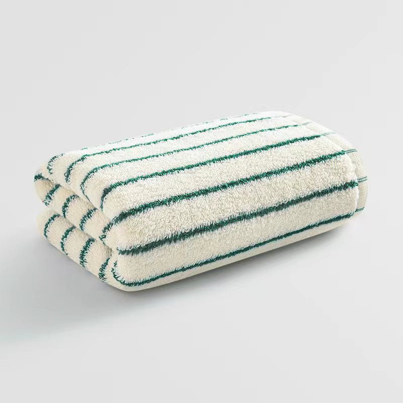 Dame fløyels-håndkle med stripete design Skanto