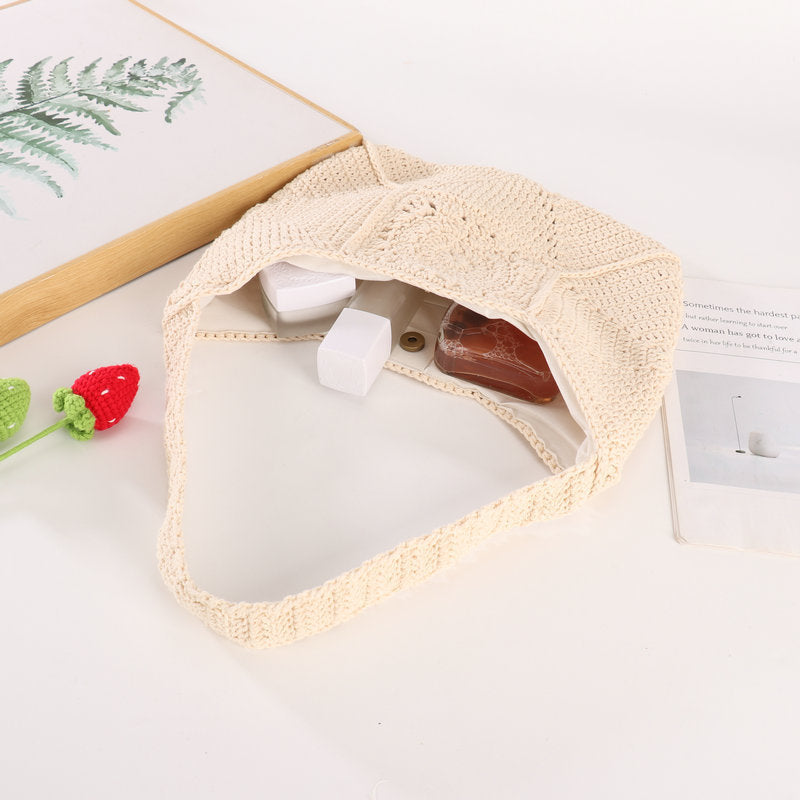 Håndlaget Makramee Crossbody Bag Skanto
