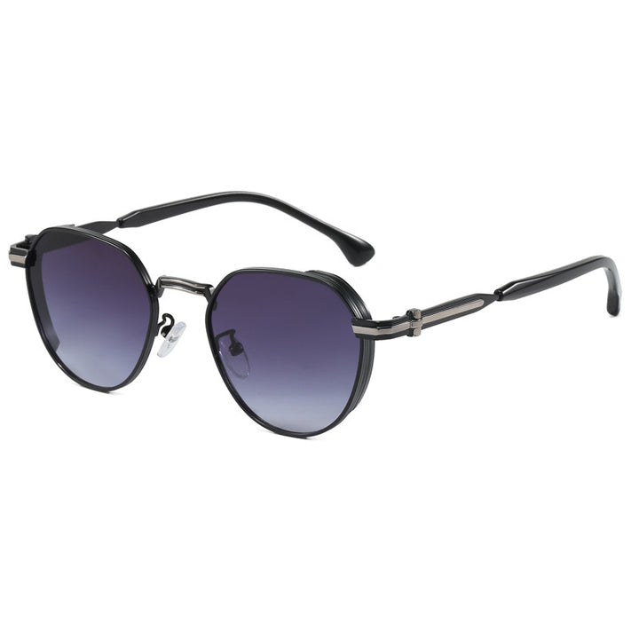Dame geometrisk solbrille i moderne design Skanto