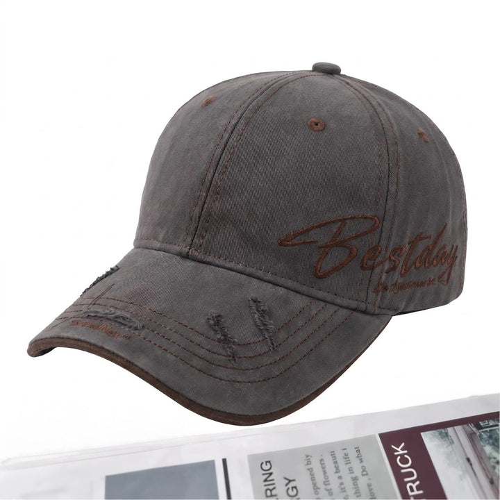 Herre Slitt Casual Bomulls Baseball Caps Skanto