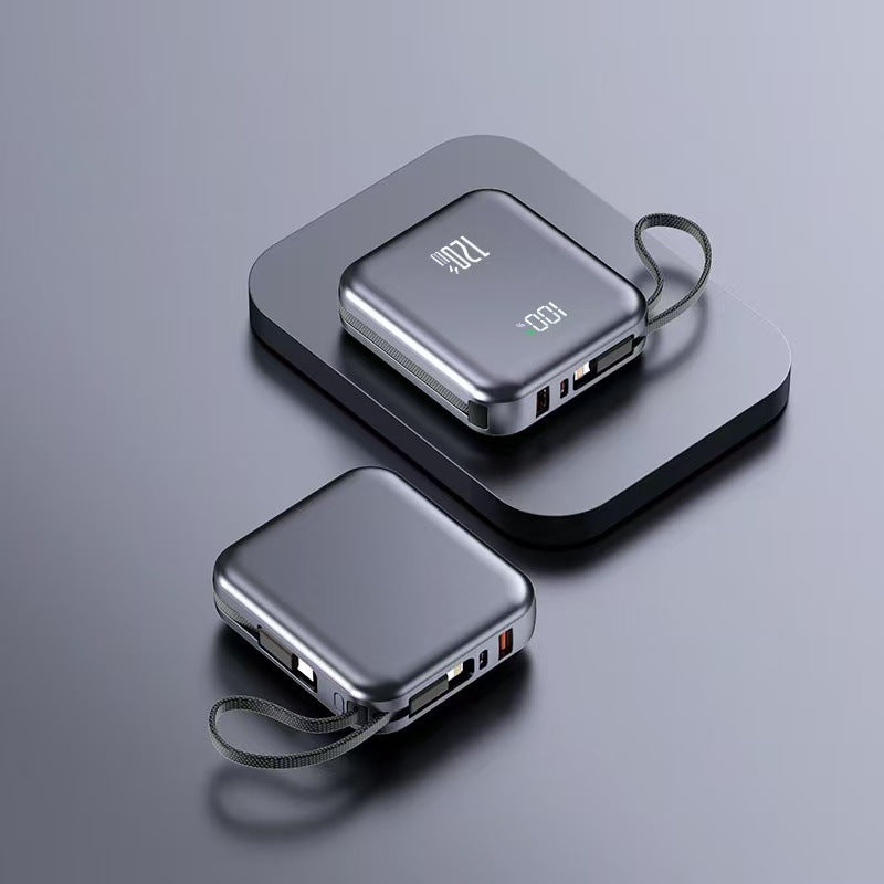 Høyytelse Powerbank med hurtigladefunksjon og innebygd LED-skjerm Skanto