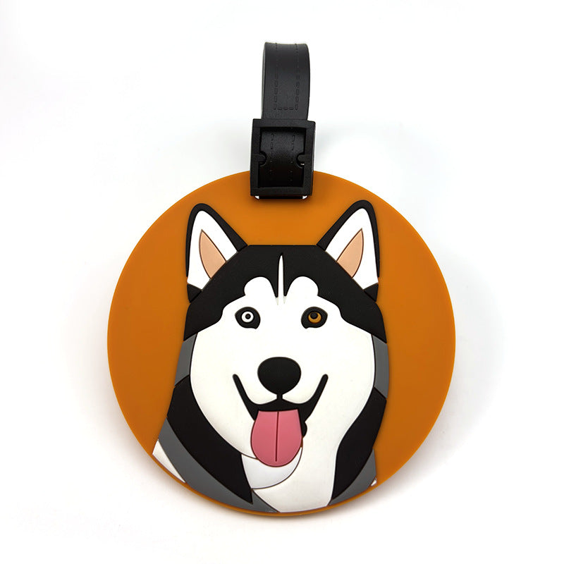 Unisex Cute Corgi Design Luggage Tag Skanto