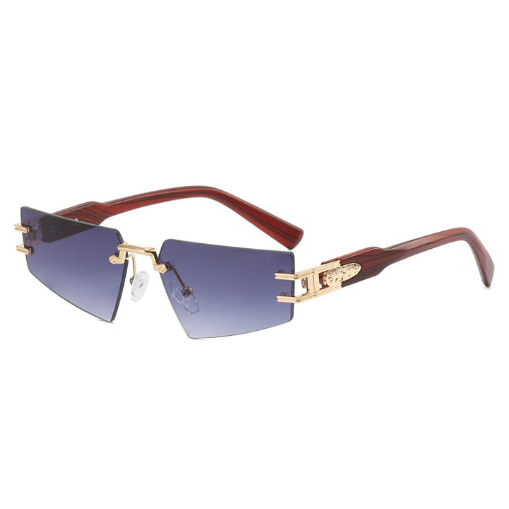 Women's fashionable sunglasses with elegant square frame structure and luxurious details Skanto
