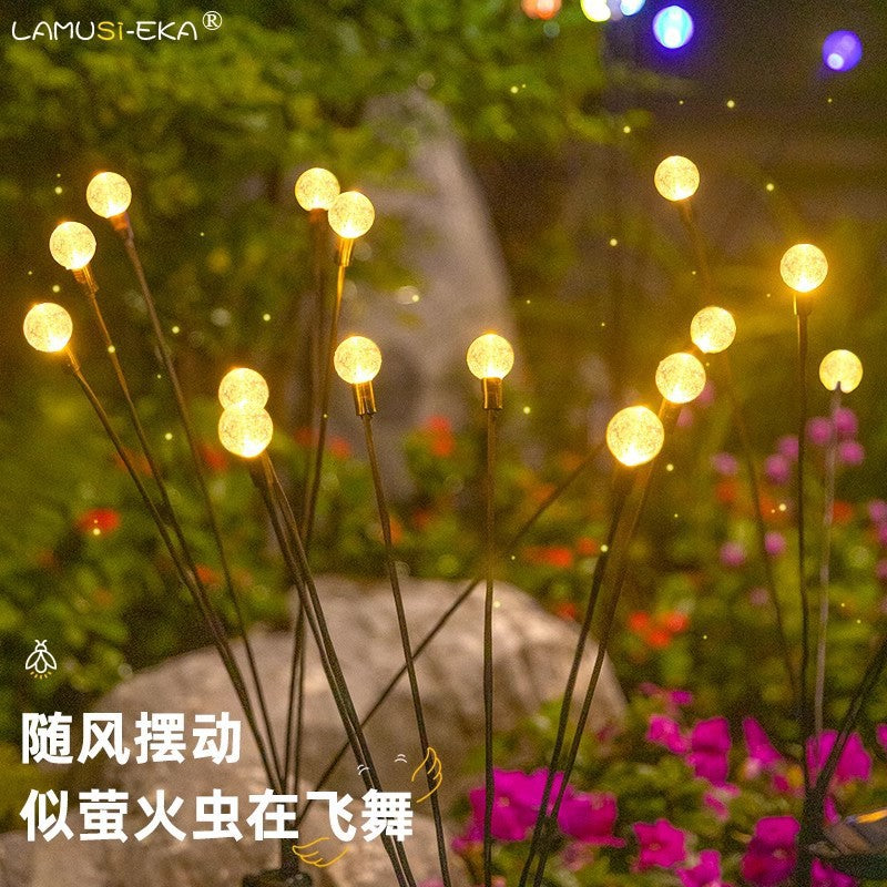 Dekorative LED fiberoptiske blomster stakebuketter Skanto