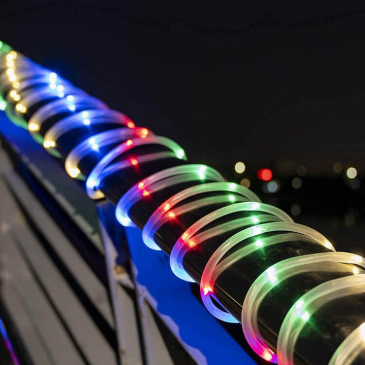 Skanto | LED Solcelle Lyskæde Feelys Vandtætte Kobbertråd Udelampe Feelys