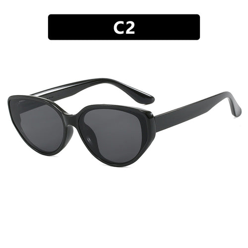 Women's Cat-Eye Sunglasses with Fashionable Tortoiseshell Pattern and UV Protection Skanto