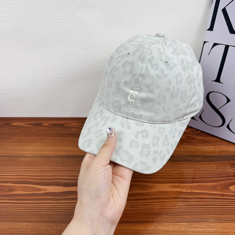 Kvinne Stilig Leopardmønster Baseball Cap Skanto