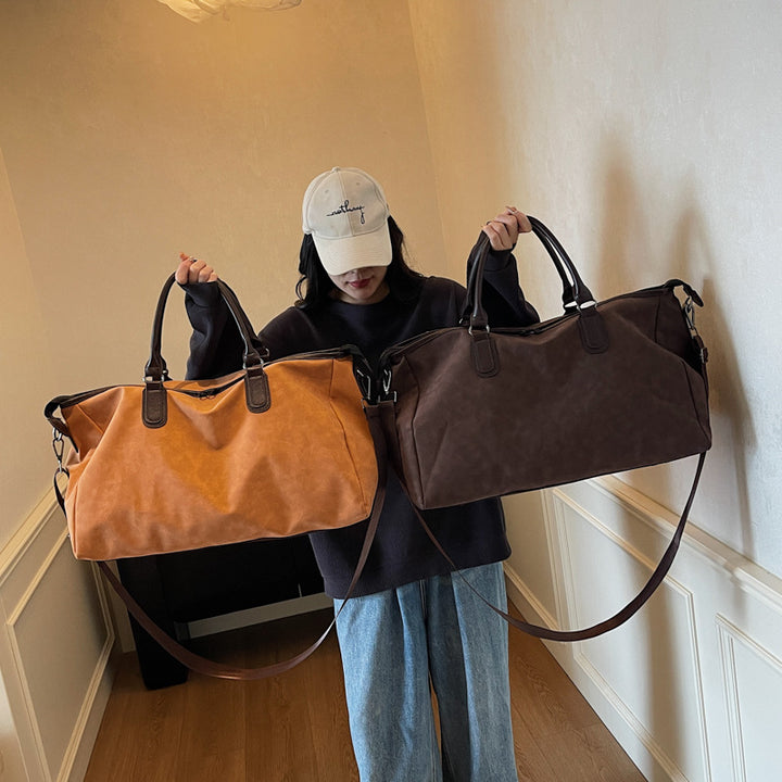 Fritids-reisetaske med slitesterkt materiale og flere rom Skanto