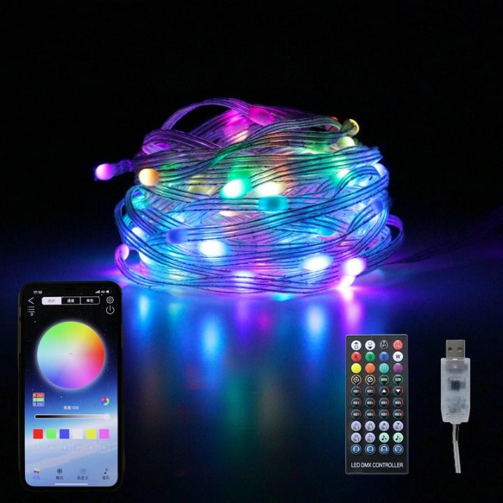 💡🌈Fargerik Fjernkontroll Led Strips Lys😎 | Skanto