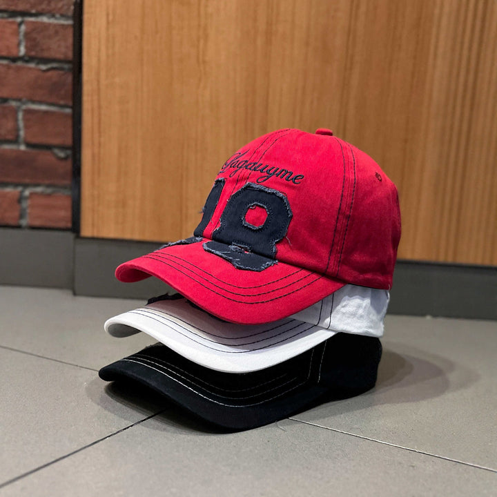 Herre Slitt Brodert Basebollcap Skanto