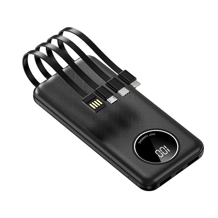 Powerbank med flere tilkoblingsmuligheter Skanto