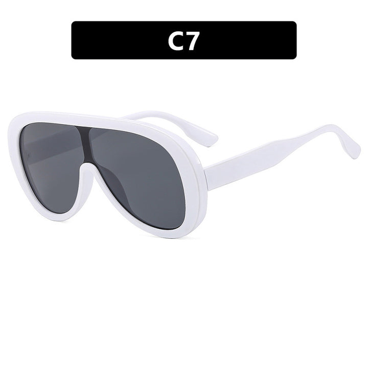 Women's futuristic sports sunglasses with wide field of vision and UV protection Skanto