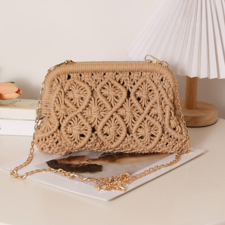Hand-knotted Boho-style Crossbody Bag Skanto