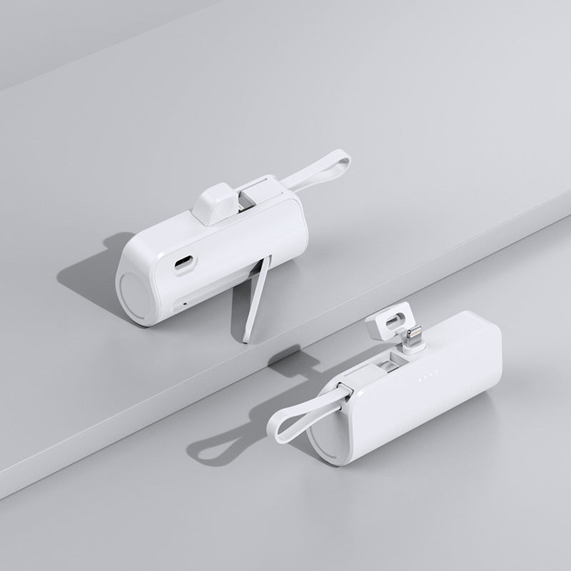 Bærbar Powerbank med integrert multifunksjonelt ladekabelsystem Skanto
