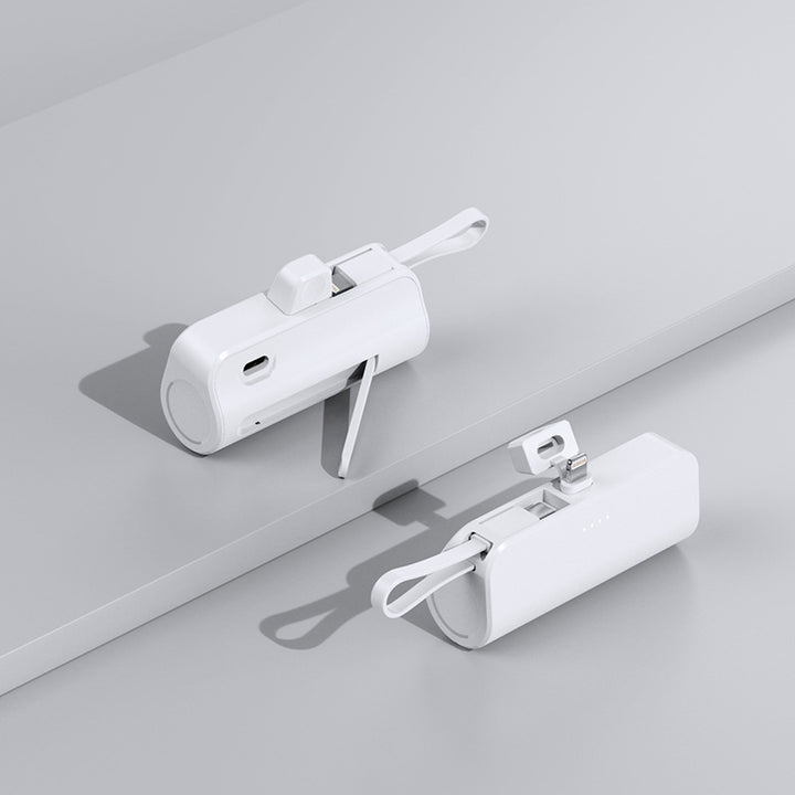 Bærbar Powerbank med integrert multifunksjonelt ladekabelsystem Skanto