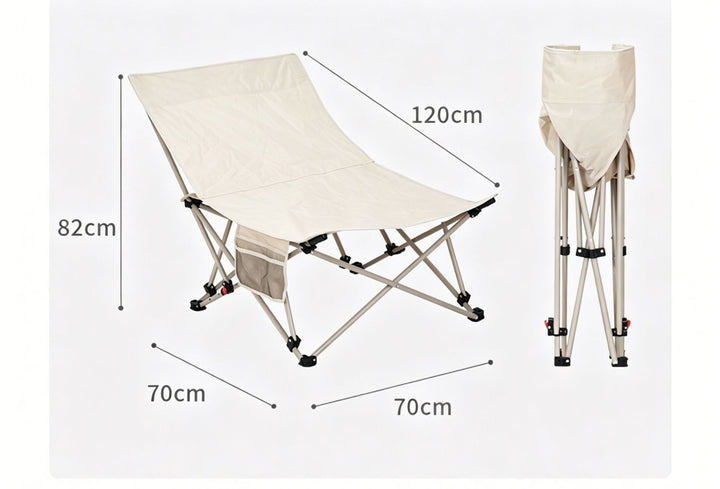 Komfortabel campingstol Skanto