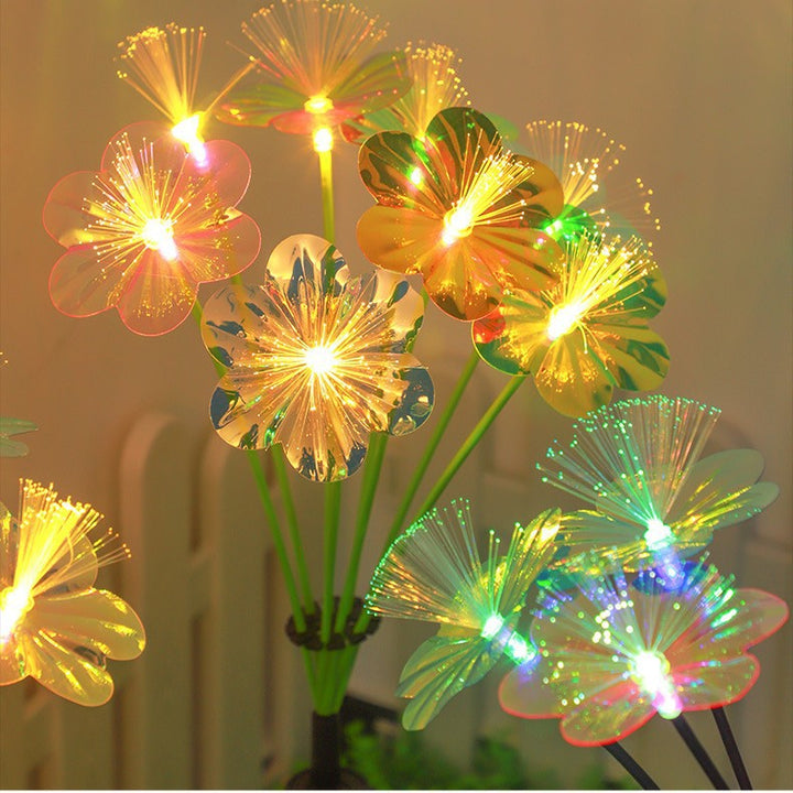Dekorative LED fiberoptiske blomster stakebuketter Skanto