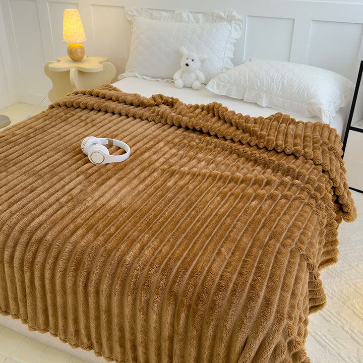 Dame Høyloftet Kosetepp med Bølgemønster Skanto