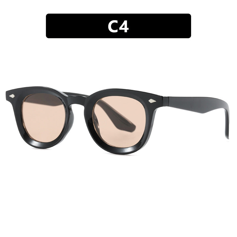 Women's fashionable Cat-Eye sunglasses with transparent frame Skanto