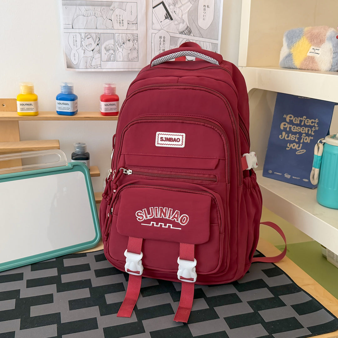 Multi-lomme Casual Skole Rygsekk