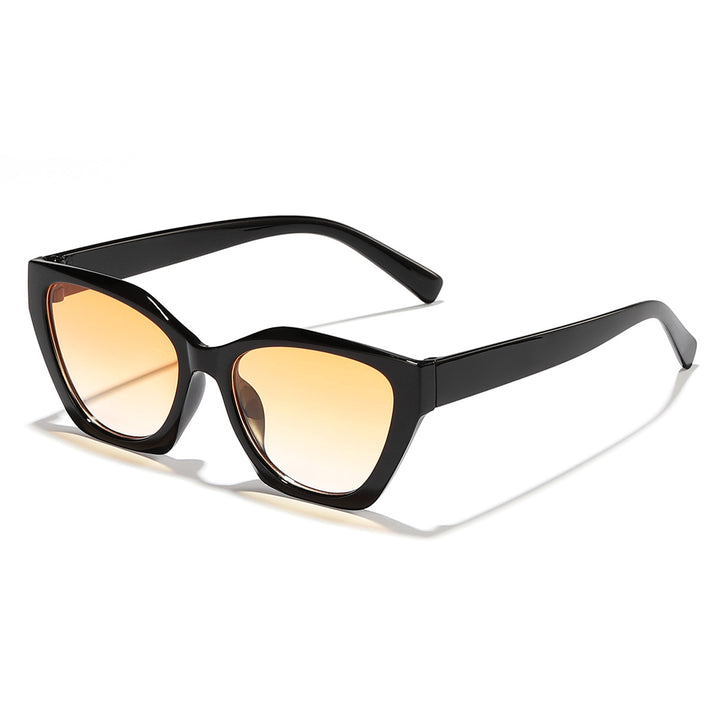 Dame geometrisk solbrille med moderne, hypoallergen plastramme Skanto