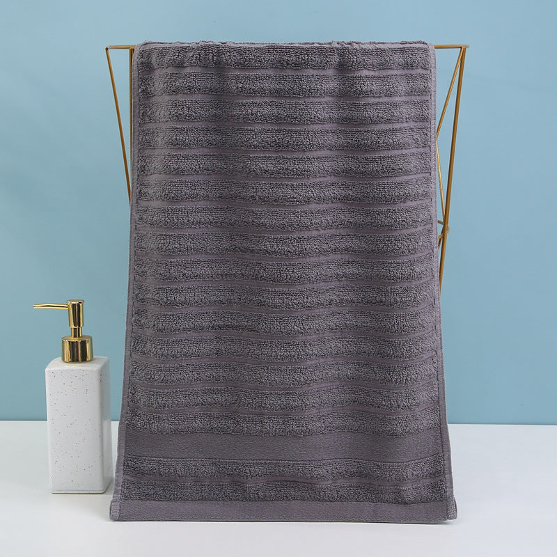 Høykvalitets frottéhåndkle med elegant stripemønster Skanto