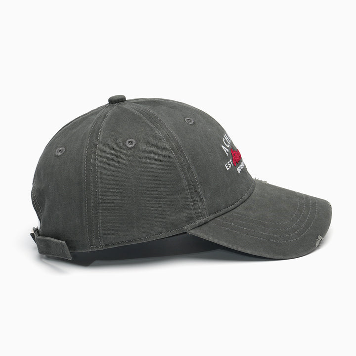 Dame Vintage Baseballcapper med broderi Skanto