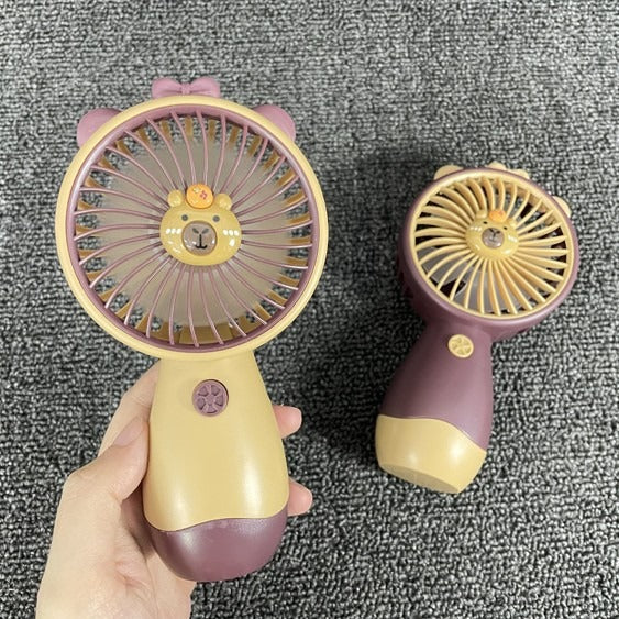 Unisex Bærbar Mini-Håndvifte med ergonomisk håndtag og USB-ladefunktion Skanto