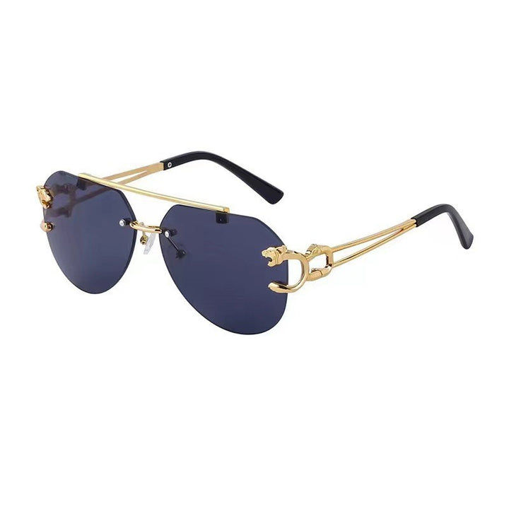 Dame Designer solbrille med unikt dyreakcent Skanto