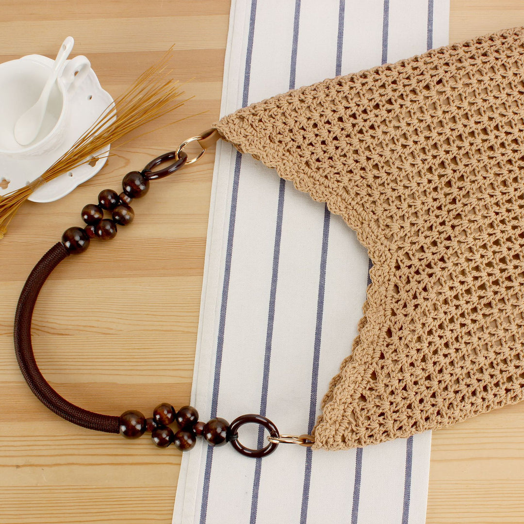 Handbag in modern crochet style Skanto