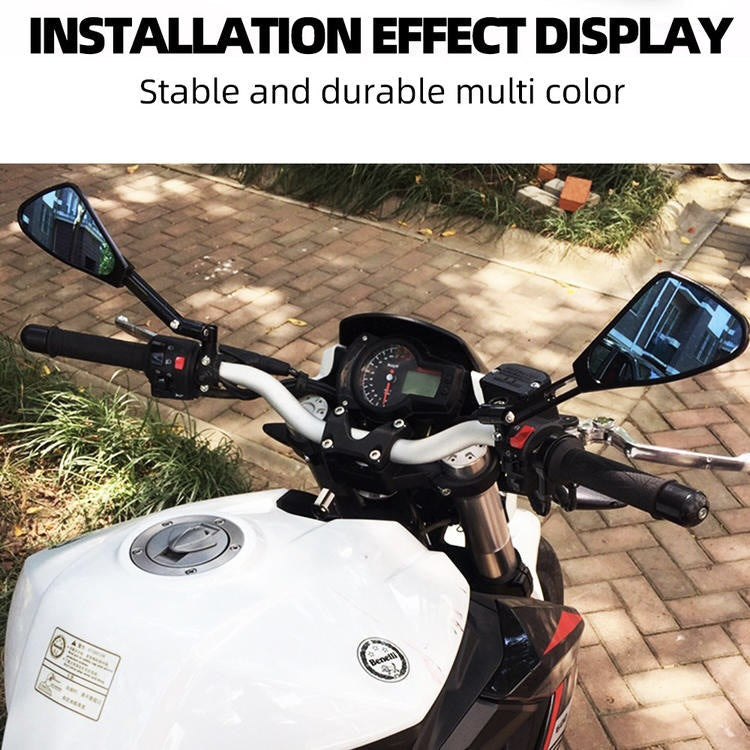 Adjustable Sport Motorcycle Mirrors Rearview Skanto