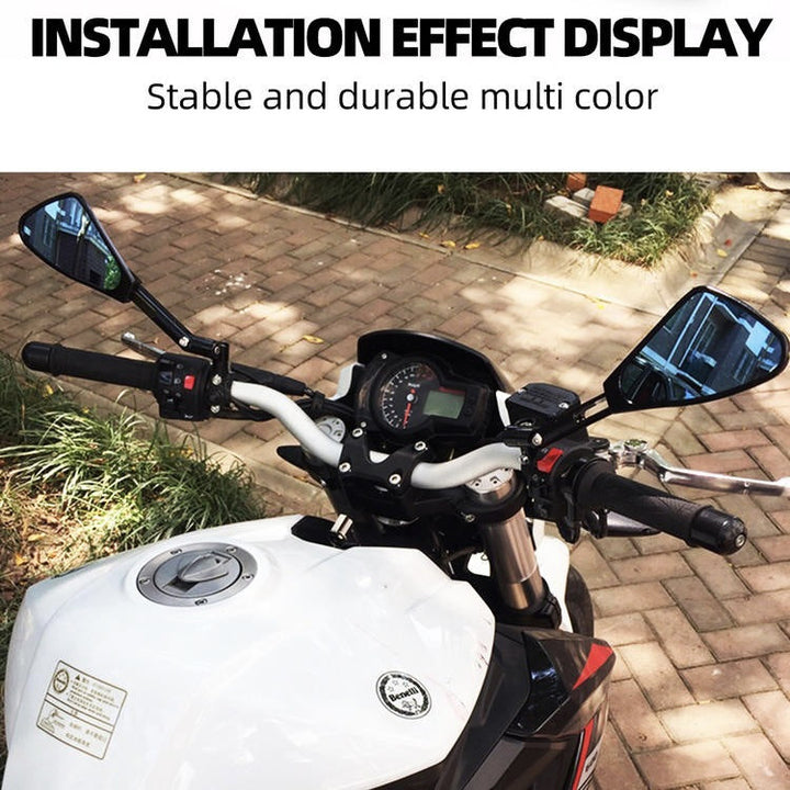 Adjustable Sport Motorcycle Mirrors Rearview Skanto